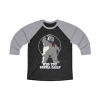 "Stay On The Line" Unisex Tri-Blend 3/4 Raglan Tee