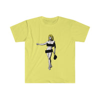 Madge Hitching a Ride Unisex Softstyle T-Shirt