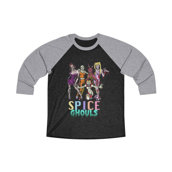 Spice Ghouls Tri-Blend 3/4 Raglan Tee