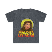 "Maldita Lisiada" Men's Fitted Short Sleeve Tee