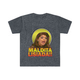 "Maldita Lisiada" Men's Fitted Short Sleeve Tee