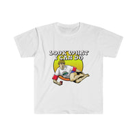 "Look what I can do" Men's Fitted Short Sleeve Tee