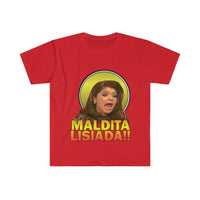 "Maldita Lisiada" Men's Fitted Short Sleeve Tee