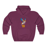 she flies Unisex Heavy Blend™ Hooded Sweatshirt