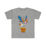 she flies Unisex Softstyle T-Shirt