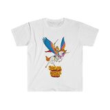 she flies Unisex Softstyle T-Shirt