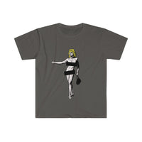 Madge Hitching a Ride Unisex Softstyle T-Shirt