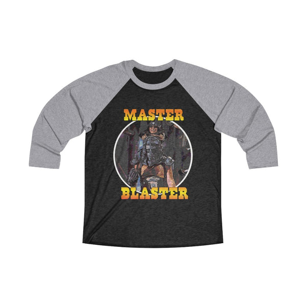 "Blaster Master" Unisex Tri-Blend 3/4 Raglan Tee