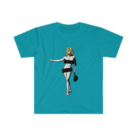 Madge Hitching a Ride Unisex Softstyle T-Shirt