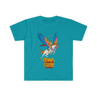 she flies Unisex Softstyle T-Shirt