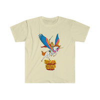 she flies Unisex Softstyle T-Shirt