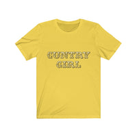 Country girl Unisex Jersey Short Sleeve Tee