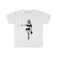 Madge Hitching a Ride Unisex Softstyle T-Shirt