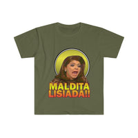 "Maldita Lisiada" Men's Fitted Short Sleeve Tee