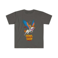 she flies Unisex Softstyle T-Shirt