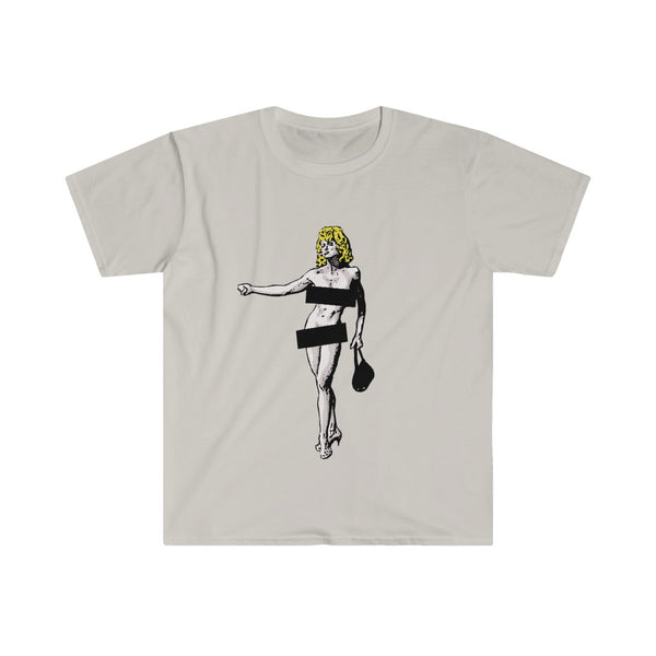 Madge Hitching a Ride Unisex Softstyle T-Shirt