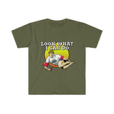 "Look what I can do" Men's Fitted Short Sleeve Tee