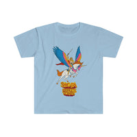 she flies Unisex Softstyle T-Shirt