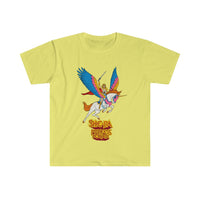 she flies Unisex Softstyle T-Shirt