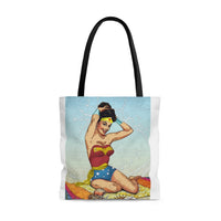 pin up ww AOP Tote Bag