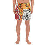 Afrika Men's Athletic Long Shorts