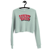 "SCREAM QUEEN" Crop Sweatshirt