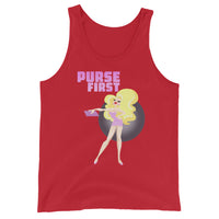 Purse First Tank Top