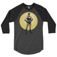 Bat cis Man 3/4 sleeve raglan shirt