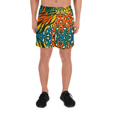 Wild Texture Men's Athletic Long Shorts