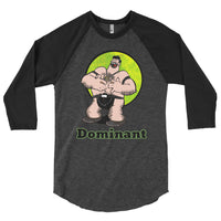 Dominant 3/4 sleeve raglan shirt