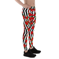 Flowers & Stripes Men's Leggings