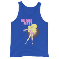 Purse First Tank Top