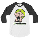 Dominant 3/4 sleeve raglan shirt