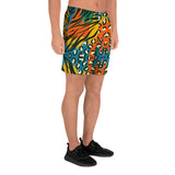 Wild Texture Men's Athletic Long Shorts