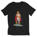 She-man Short Sleeve V-Neck T-Shirt