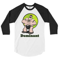 Dominant 3/4 sleeve raglan shirt