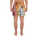 Afrika Men's Athletic Long Shorts