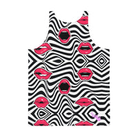 Lips and stripes Tank Top