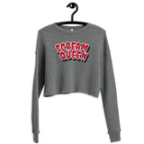 "SCREAM QUEEN" Crop Sweatshirt