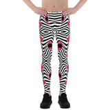 Lips and stripes Men's Leggings