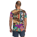 "Pin Me Up" All-Over Print Men's Athletic T-shirt